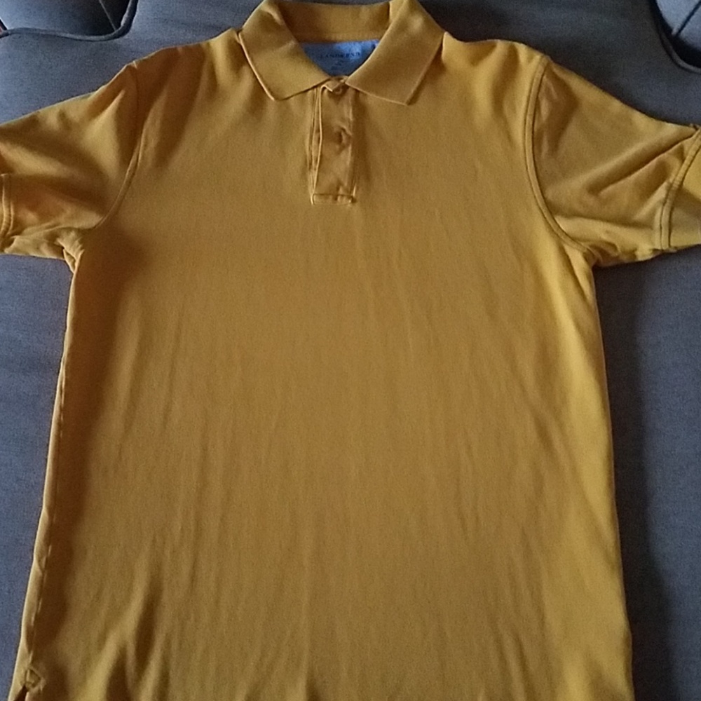 Yellow Lands' End polo